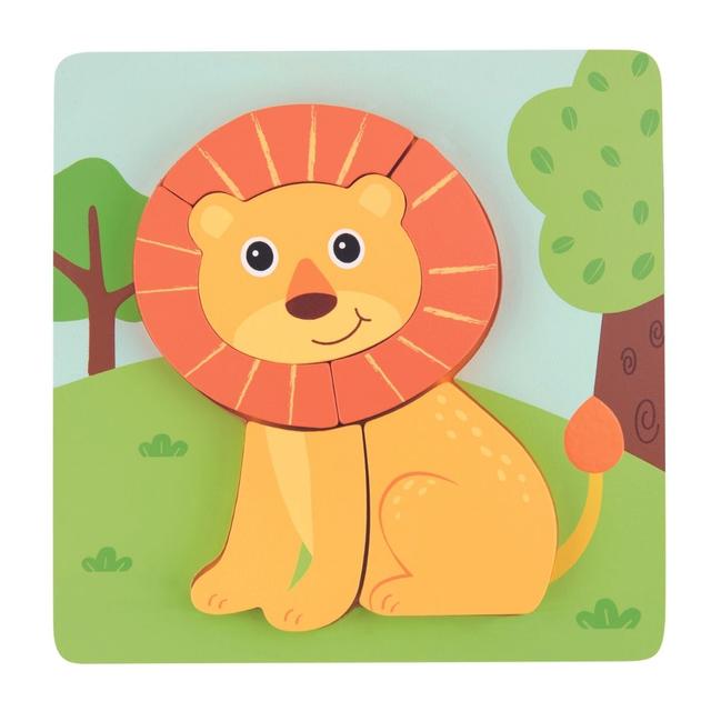 لعبة بازل 4 قطع ليلين Lelin Chunky Animal puzzle 4pcs