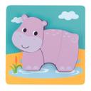 لعبة بازل 4 قطع ليلين Lelin Chunky Animal puzzle 4pcs