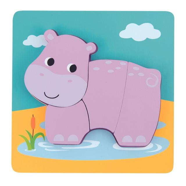 لعبة بازل 4 قطع ليلين Lelin Chunky Animal puzzle 4pcs