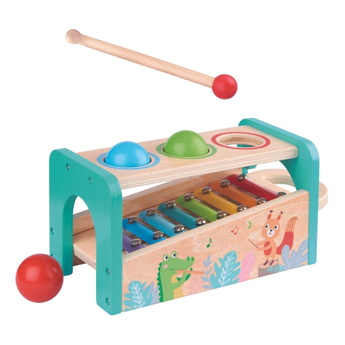 لعبة المطرقة والسيمفونية للاطفال ليلين Lelin Musical World Hammer and Xylophone