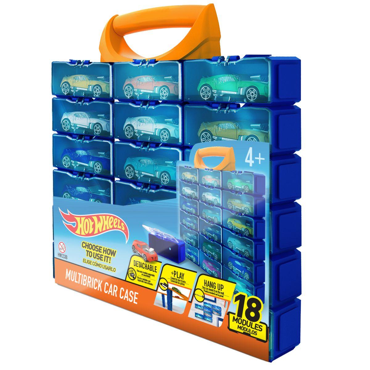 Hot Wheels Modular Car Case 18 Pcs