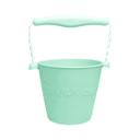 سطل 1.5 لتر أخضر فاتج سكرانش Scrunch Bucket Dusty Light Green