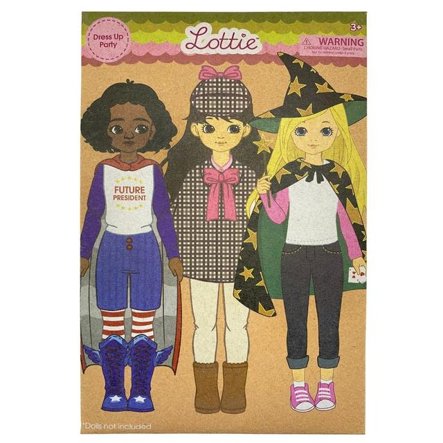 العروسة اللعبة عدد 3 تصميم فتيات الحفلات لوتي Lottie Dress Up Party Multipack 3 Outfits - SW1hZ2U6MTQ2ODIwNA==