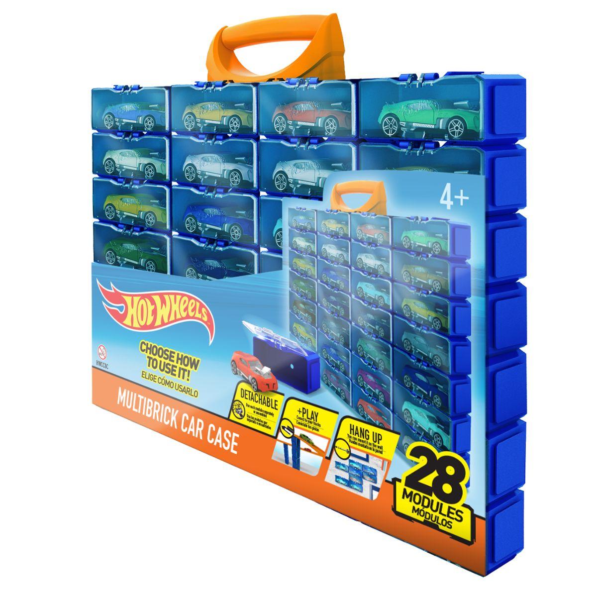 حقيبة تخزين سيارات هوت ويلز 28 سيارة Hot Wheels Modular Car Case 28 Pcs