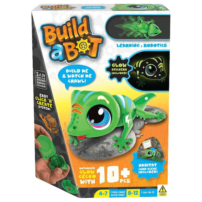 لعبة روبوت للاطفال تصميم السحلية بيلد ابوت Build a Bot Mini Glow Gecko