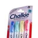 طباشير 4 قطع شالكي Chalkie 4 Pcs Fun Chalk Writer - SW1hZ2U6MTQ2ODM4Ng==