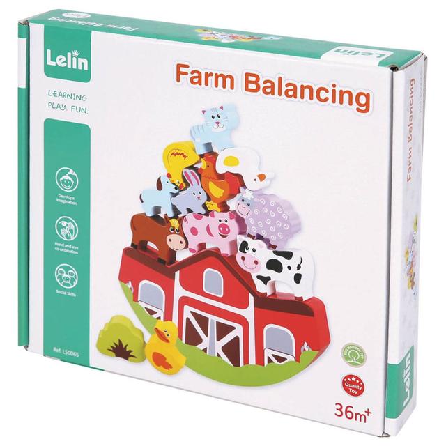 مجموعة مزرعة حيوانات للاطفال ليلين Lelin Farm Balancing