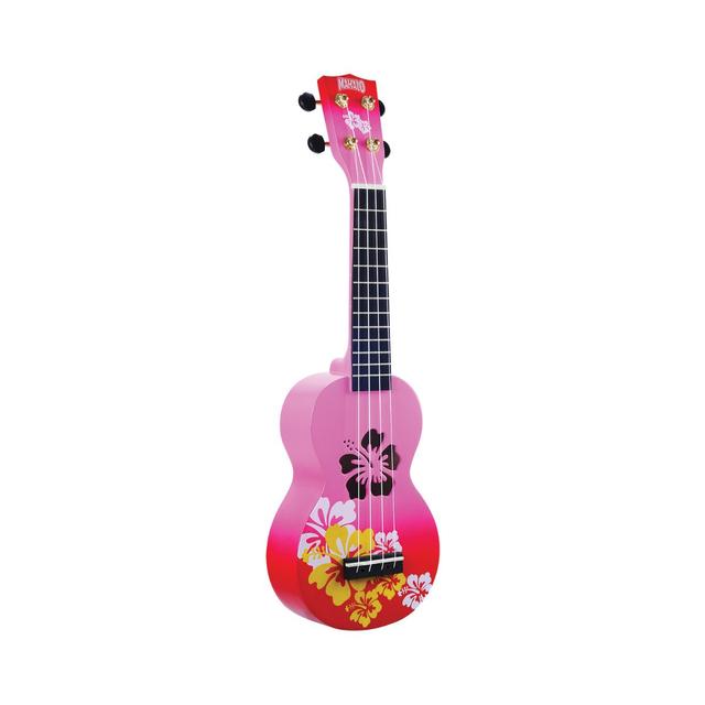 جيتار اطفال أحمر وزهري ماهالو Mahalo Ukulele Hibiscus Red Burst - SW1hZ2U6MTQ2ODkwNA==