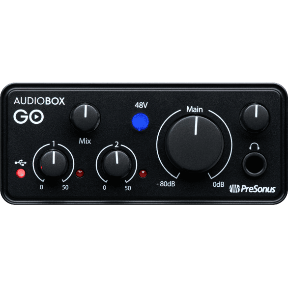 واجهة صوت احترافية بريسونس Presonus AudioBox GO