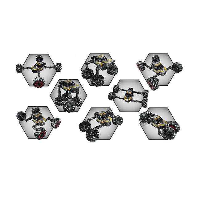 سيارة بالريموت بريكستار Bricstar Transformable Drifting Stunt RC Cars Dinosaur