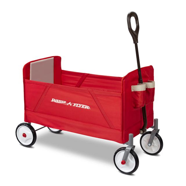 Radio Flyer 3 In 1 EZ Fold Wagon with Canopy - SW1hZ2U6MTQ2NjU4Mg==