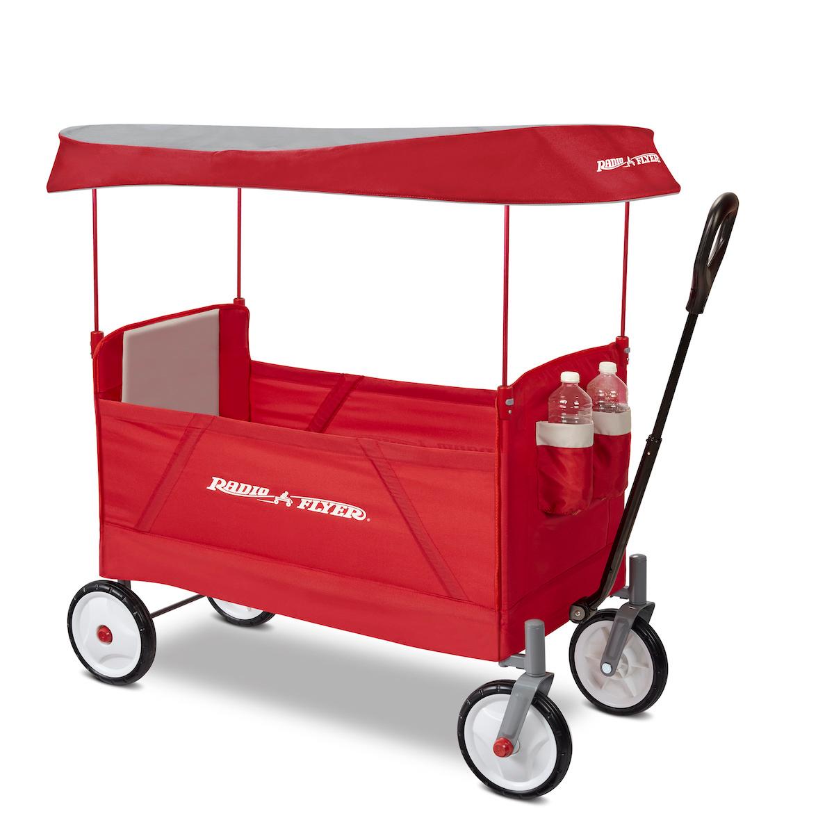 Radio Flyer 3 In 1 EZ Fold Wagon with Canopy