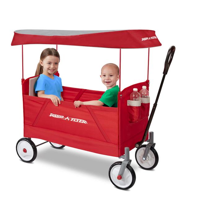 Radio Flyer 3 In 1 EZ Fold Wagon with Canopy - SW1hZ2U6MTQ2NjU4MA==