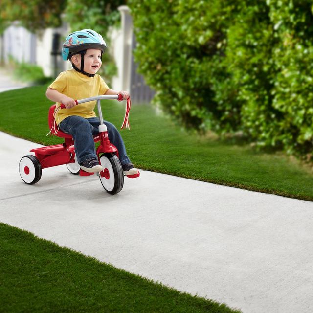 بسكليت اطفال أحمر راديو فلاير Radio Flyer Fold To Go Trike
