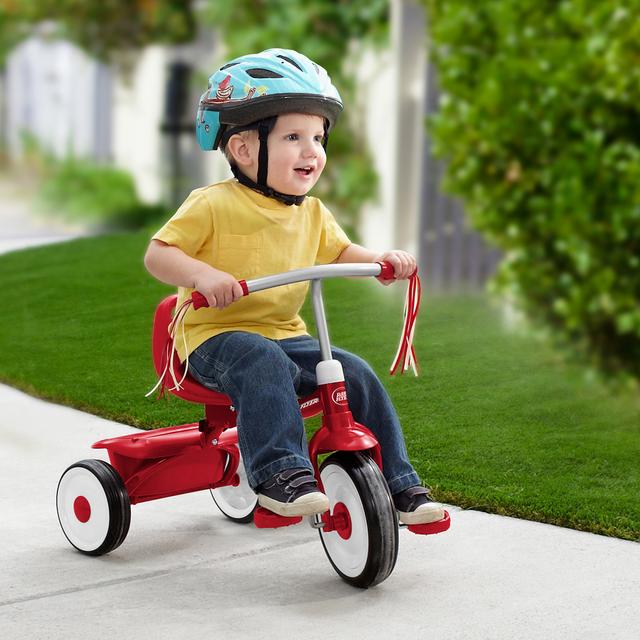 بسكليت اطفال أحمر راديو فلاير Radio Flyer Fold To Go Trike