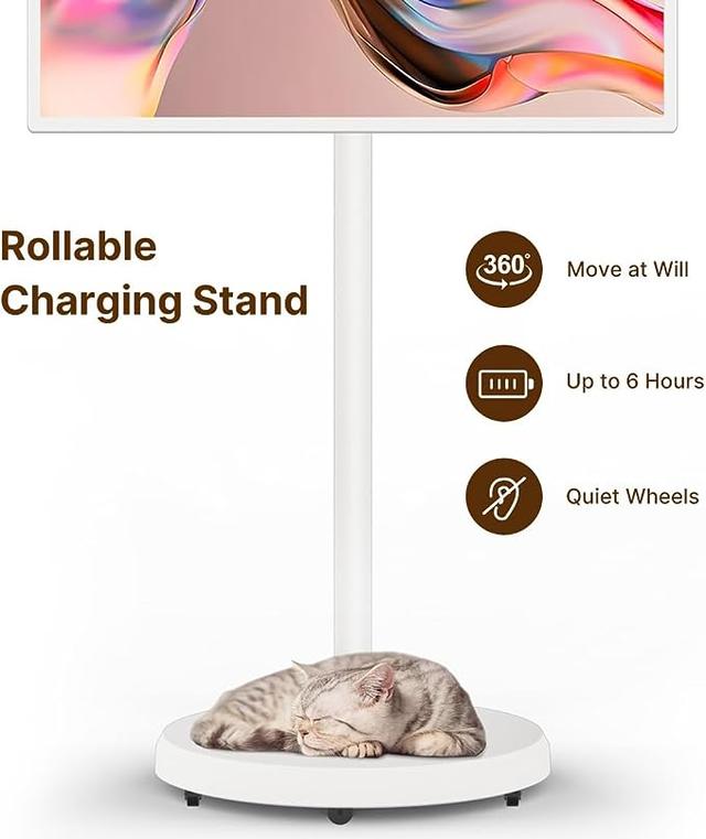32Inch Portable Smart Screen 1080p Rotatable Monitor with Incell Touch Screen - SW1hZ2U6MTQ3MDI4Mw==