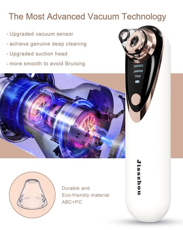 Jisszhou Blackhead Remover Vacuum with Camera And 4 Suction Heads - SW1hZ2U6MTQ4MTMwOQ==