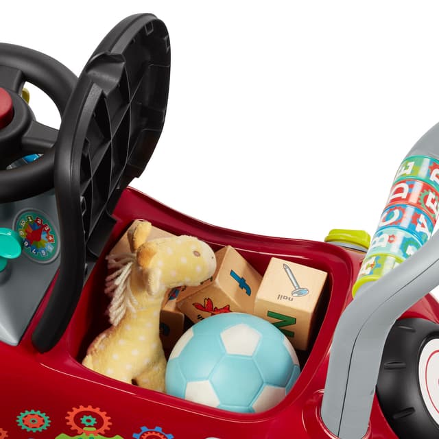 سيارة دف اطفال أحمر راديو فلاير Radio Red Flyer Busy Buggy