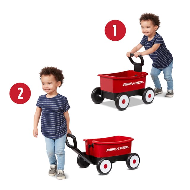 لعبة عربة الجر والسحب للاطفال راديو فلاير Radio Flyer Push And Play Walker Wagon