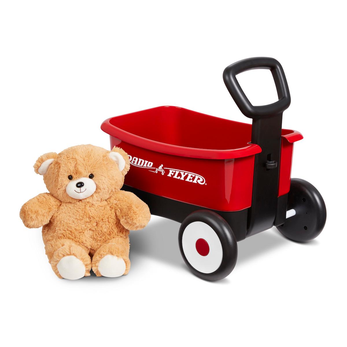 لعبة عربة اطفال 2 في 1 راديو فلاير Radio Flyer My 1st 2 In 1 Wagon With Teddy Bear