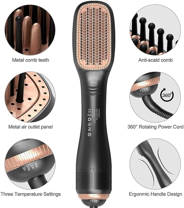 استشوار جوي ومجفف شعر 1200 واط Joy Hair Styler and Dryer Professional Styling Brush