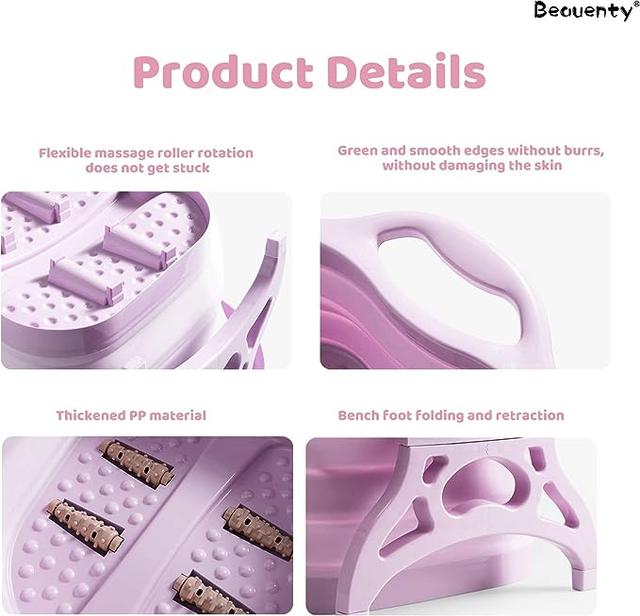 حوض نقع القدمين مع بكرات تدليك Foot Spa Bath Tub Foot with Massaging Rollers