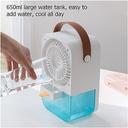 مكيف متنقل صغير بورودو 2000 مللي أمبير Porodo Water & Ice Nano Mist Cooling Fan