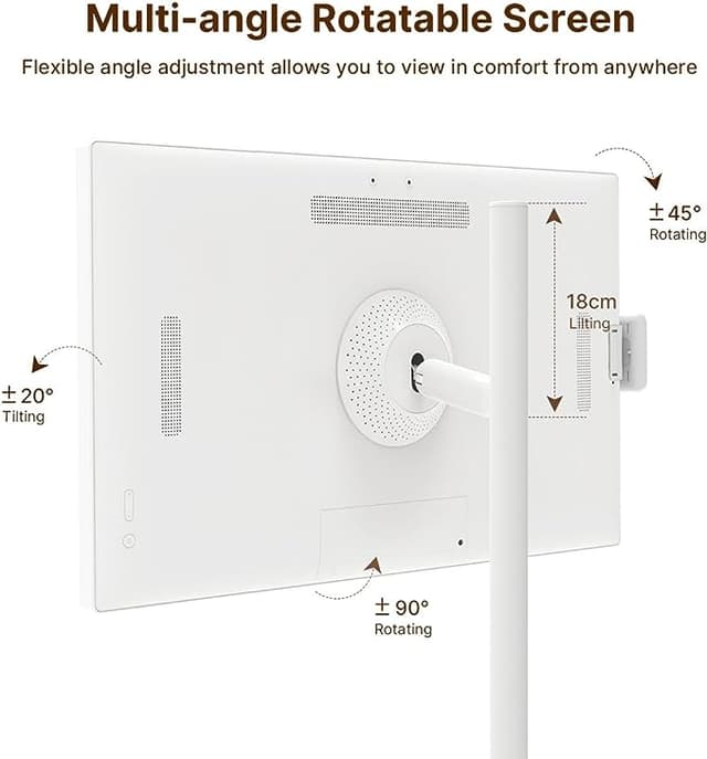 Taktik 32Inch Portable Smart Screen 1080p Rotatable Monitor with Incell Touch Screen