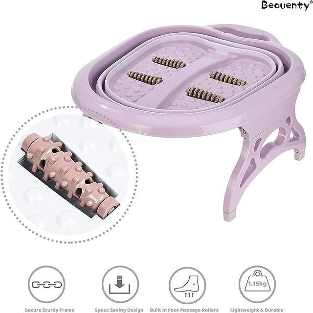 حوض نقع القدمين مع بكرات تدليك Foot Spa Bath Tub Foot with Massaging Rollers
