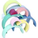 لعبة اقواس قوس قزح للاطفال 10 قطع ليلين Lelin Rainbow Stack 10pcs