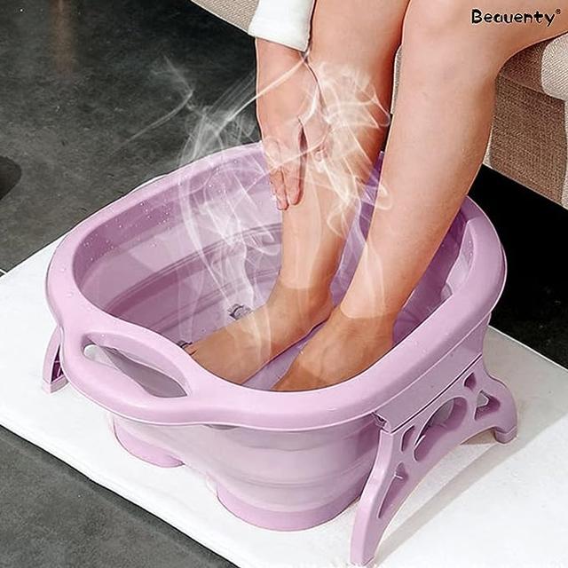 حوض نقع القدمين مع بكرات تدليك Foot Spa Bath Tub Foot with Massaging Rollers