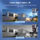 كاميرا مراقبة خارجية عن طريق الجوال بالطاقة الشمسية 360 درجة Inqmegapro 4MP Security Camera Outdoor 10X Optical Zoom