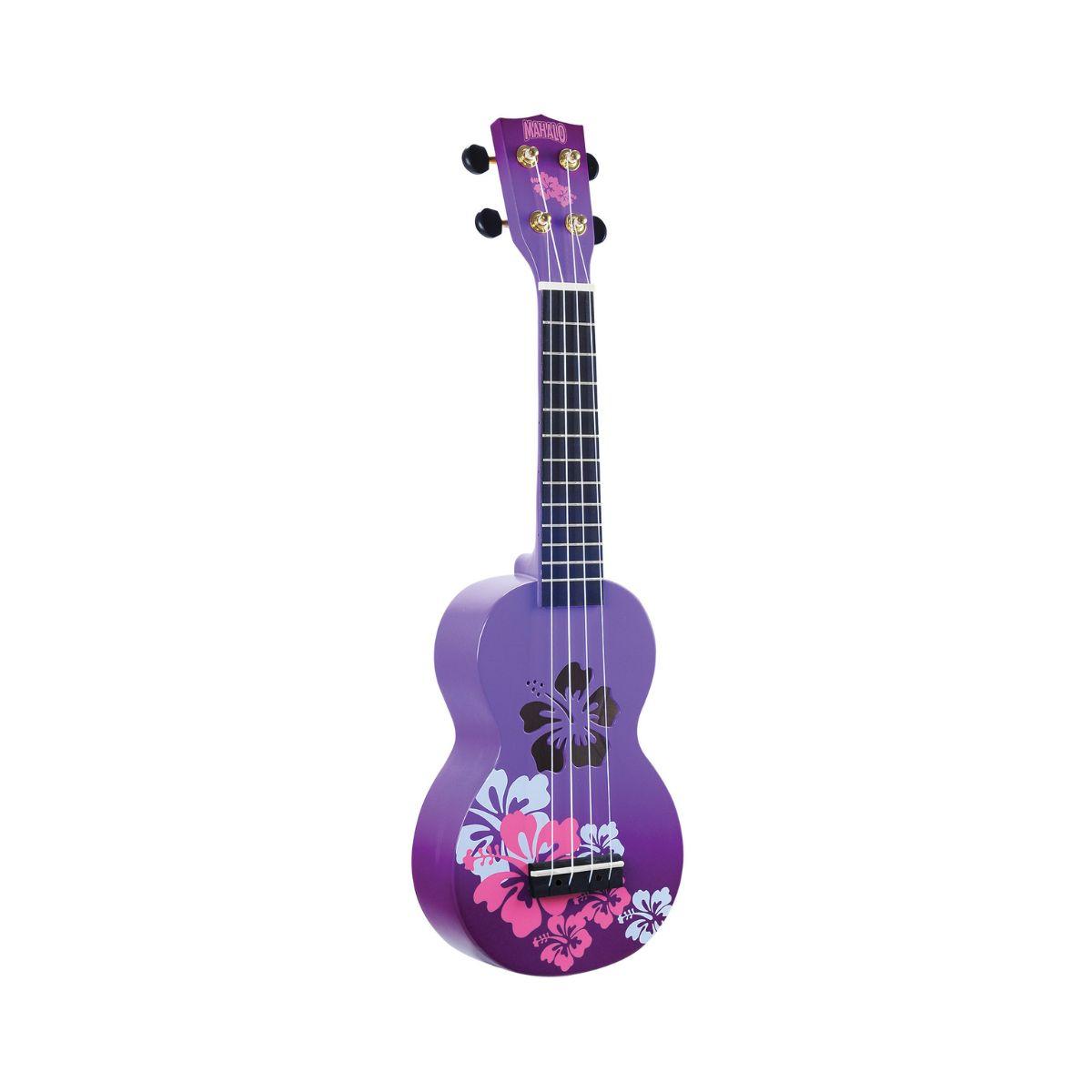 جيتار اطفال بنفسجي ماهالو Mahalo Ukulele Hibiscus Purple Burst