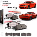 Dodge SRT 392 Hellcat Charger Challenger (2015 to 2023)- Carbon Fiber Ceramic Brake Pads by PowerStop NextGen - SW1hZ2U6MzA1MzcwNQ==