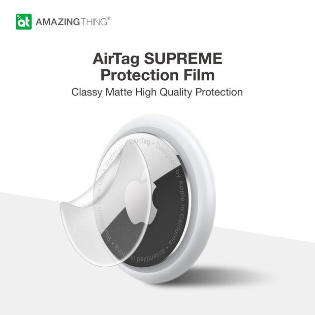 واقي شاشة ايرتاغ أمامي وخلفي شفاف مت من أميزنغ ثينغ عدد 4 At airtag protection film duo set front and back matte matte - SW1hZ2U6MTQ2MTM5OQ==