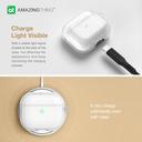 جراب سماعات ابل ايربودز 2021 المضادة للميكروبات من أميزنغ ثينغ لون فصي لامع At anti microbial quartz airpods case 2021