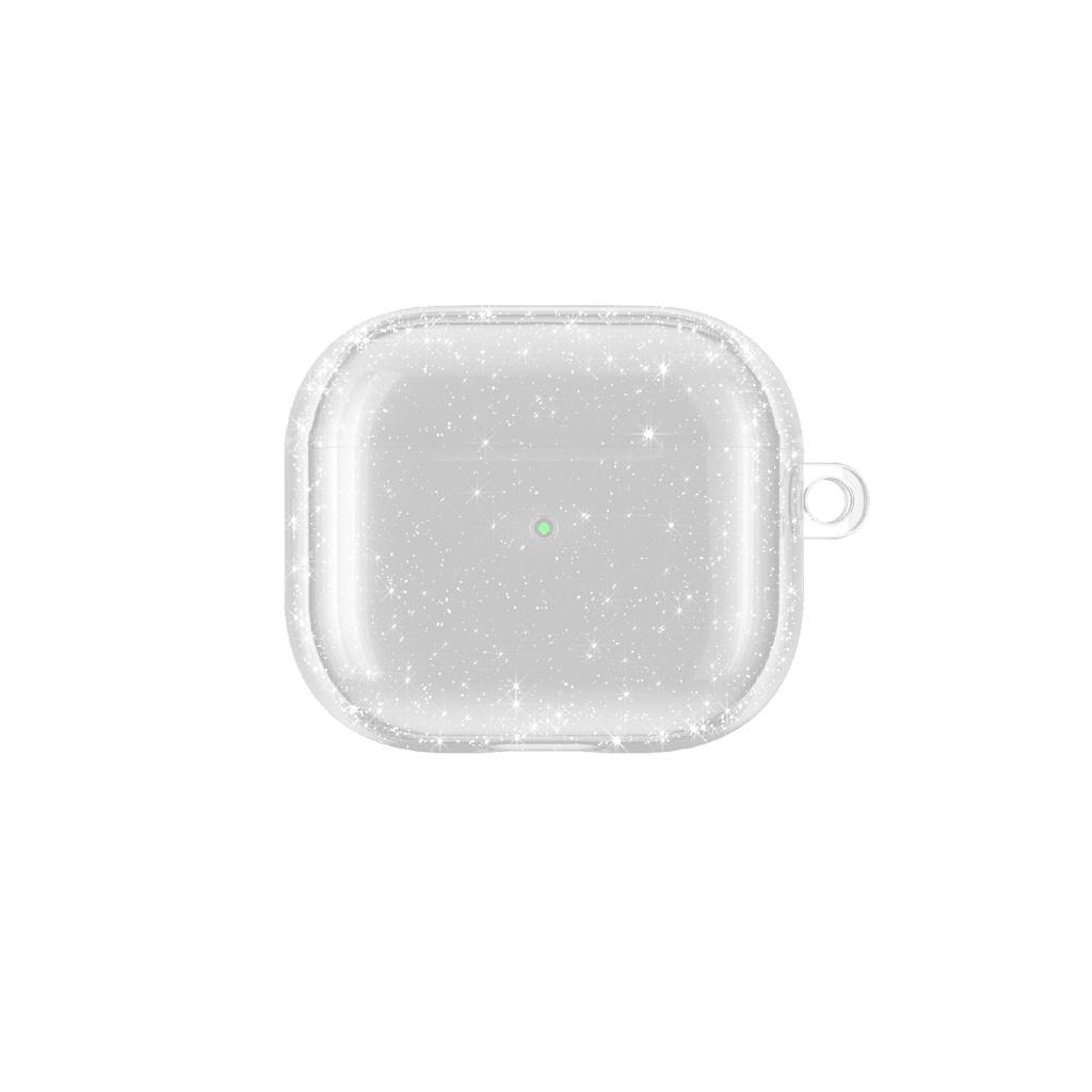 جراب سماعات ابل ايربودز 2021 المضادة للميكروبات من أميزنغ ثينغ لون فصي لامع At anti microbial quartz airpods case 2021