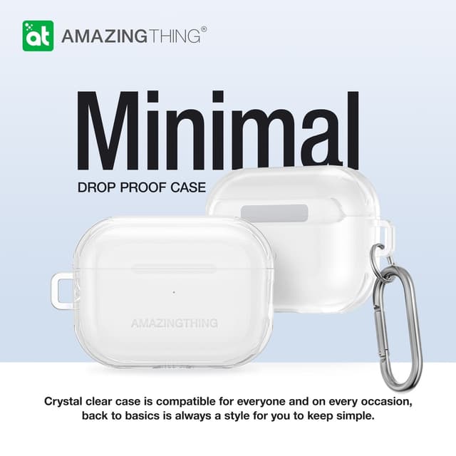 At minimal case for airpods pro 2 2022 clear