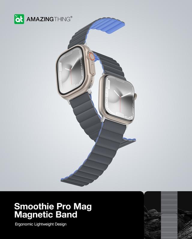 At smoothie mag band for apple watch 49/45/44/42/41/40/38mm black - SW1hZ2U6MTQ1OTY3Mg==