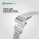 سوار ساعة ابل 44 و 42 و45و49 مم ستانلس ستيل لون فضي من أميزنغ ثينغ At titan stainless steel band for apple watch - SW1hZ2U6MTQ2Mjk0NQ==