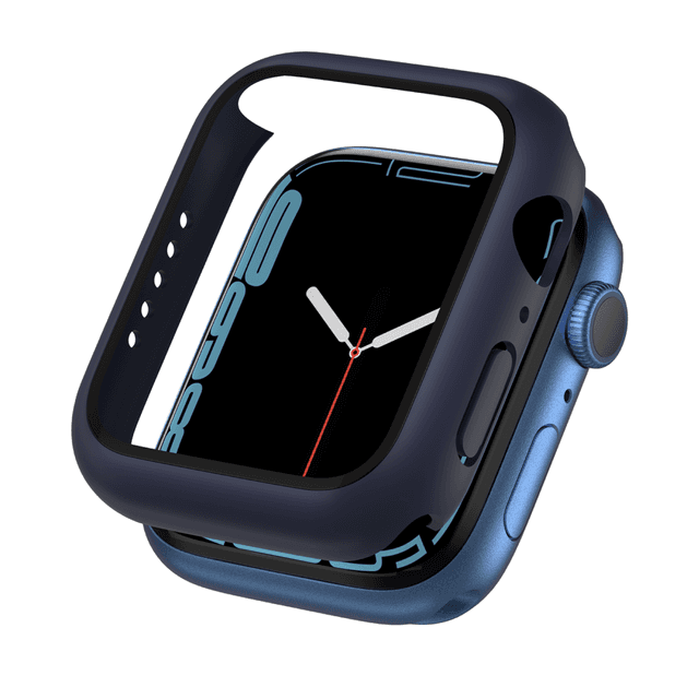 At apple watch series 7 marsix bumper with glass 41mm blue - SW1hZ2U6MTQ1Nzk4NQ==