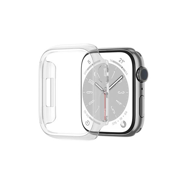 حماية ساعة ابل 41 مم مضاد للصدمات كوارتز برو سيريس 7 من أميزنغ ثينغ لون شفاف At apple watch series 7 quartz pro