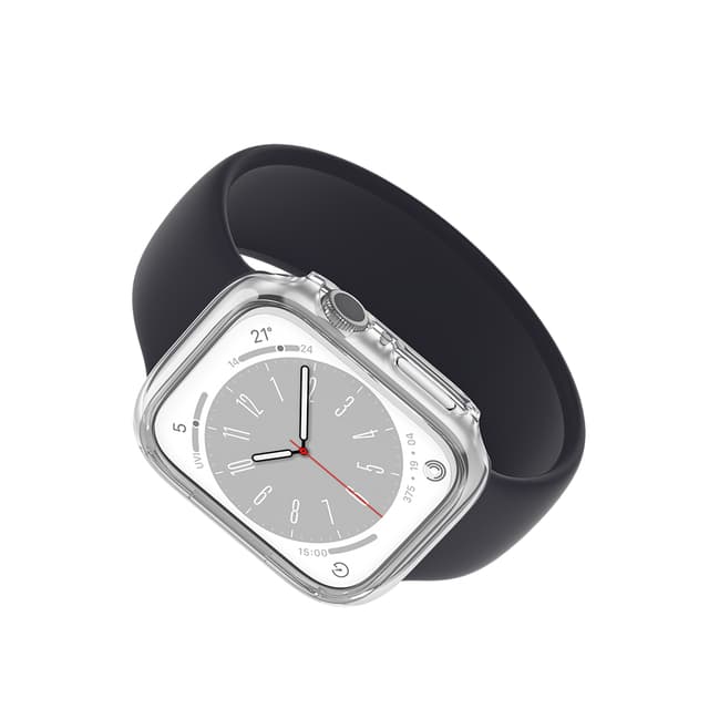 حماية ساعة ابل 41 مم مضاد للصدمات كوارتز برو سيريس 7 من أميزنغ ثينغ لون شفاف At apple watch series 7 quartz pro
