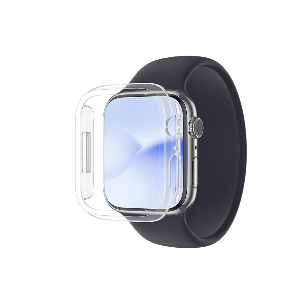 حماية ساعة ابل 41 مم مضاد للصدمات كوارتز برو سيريس 7 من أميزنغ ثينغ لون شفاف At apple watch series 7 quartz pro