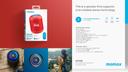 مكبر صوت بلوتوث لاسلكي من موماكس لون أسود Momax intune bluetooth wireless speaker