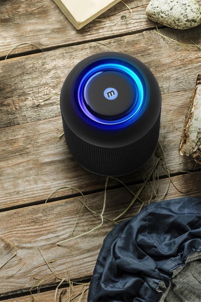 مكبر صوت بلوتوث لاسلكي من موماكس لون أسود Momax intune bluetooth wireless speaker