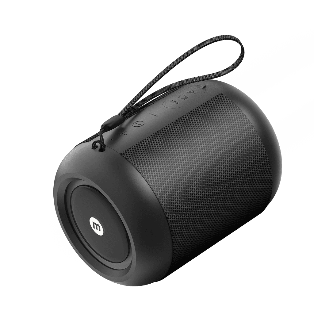 مكبر صوت بلوتوث لاسلكي من موماكس لون أسود Momax intune bluetooth wireless speaker