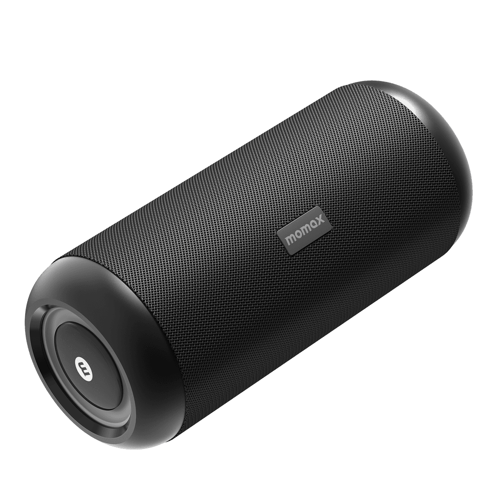 مكبر صوت بلوتوث لاسلكي اينتيون بلاس من موماكس لون أسود Momax intune plus bluetooth wireless speaker