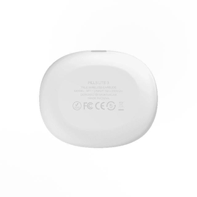 Momax pills lite 3 true wireless earbuds white