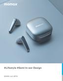 Momax spark mini true wireless bluetooth earbuds blue - SW1hZ2U6MTQ2MTE0OA==